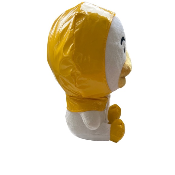 Kakao Friends Raindrop Plush Doll Little Ryan 9" Rain Coat & Boots Bright Yellow - Picture 3 of 7